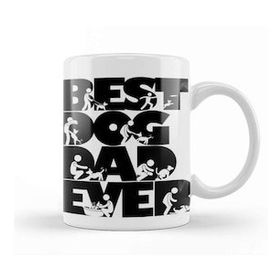 Humuts Best Dog Dad Ever Cool Gift Kupa Bardak