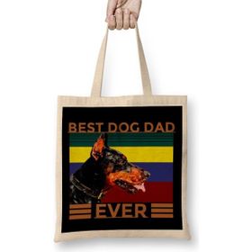 Humuts Best Dog Dad Ever Köpek 05 Bez Çanta