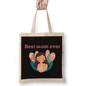 Humuts Best Mom Ever Anneler Günü 05 Bez Çanta
