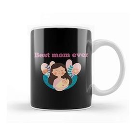 Humuts Best Mom Ever Anneler Günü 05 Kupa Bardak