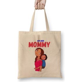 Humuts Best Mom Mommy Est Flower Mothers Day 2021 Bez Çanta