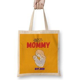 Humuts Best Mom Mommy Est Flower Mothers Day 2021 Bez Çanta