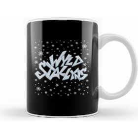 Humuts Bill And Ted Wyld Stallyns Christmas Snow Logo Kupa Bardak