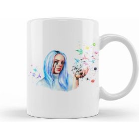 Humuts Billie Eilish Beyaz Kupa