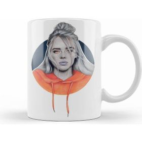 Humuts Billie Eilish Kupa Bardak Porselen