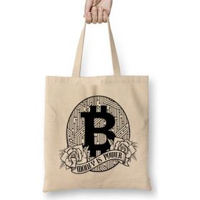 Humuts Bitcoin Money Is Power Btc Cryptocurrency Trading Bez Çanta