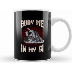 Humuts Bjj Bury Me in My Gi Mma Brazil Jiu Jitsu Fighter Beyaz Kupa