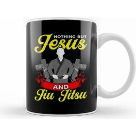 Humuts Bjj Nothing But Jesus And Jiu Jitsu Jiu Jitsu Beyaz Kupa