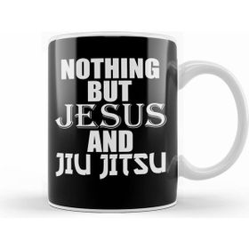 Humuts Bjj Nothing But Jesus And Jiu Jitsu Jiu Jitsu Beyaz Kupa