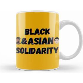 Humuts Black Asian Solidarity Stop Aapı Hate Beyaz Kupa