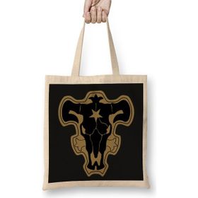 Humuts Black Clover Black Bulls Logo Bez Çanta