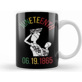 Humuts Black Juneteenth Juneteenth 2021 Beyaz Kupa