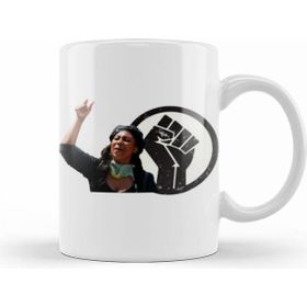 Humuts Black Lives Matte Sasha Johnson Beyaz Kupa