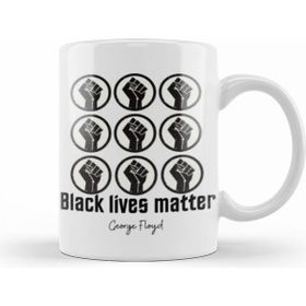 Humuts Black Lives Matter George Floyd 2022 Beyaz Kupa