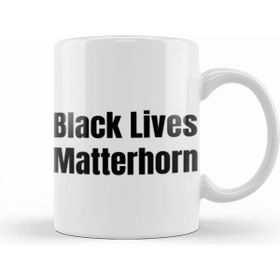 Humuts Black Lives Matterhorn Beyaz Kupa