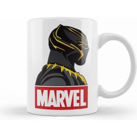 Humuts Black Panter Marvel Beyaz Kupa