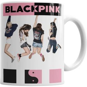 Humuts Black Pink Beyaz Kupa
