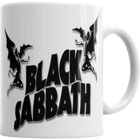 Humuts Black Sabbath Beyaz Kupa