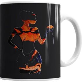 Humuts Blacklıght Woman Beyaz Kupa
