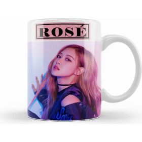 Humuts Blackpink Rose Beyaz Kupa