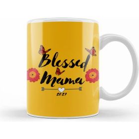 Humuts Blessed Mama Funny Mother Blessed Mama Mom Life Summer Mommy 2021 Kupa