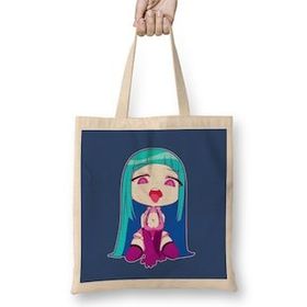 Humuts Blue Hair Me Me Me Bez Kadın Günlük Çanta