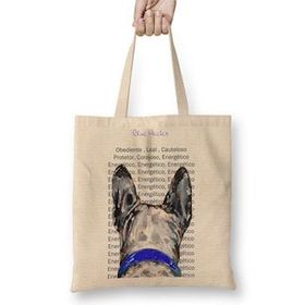 Humuts Blue Heeler Pug Köpek Bez Kadın Günlük Çanta