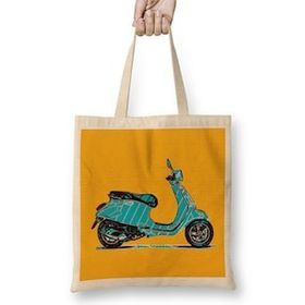 Humuts Blue Vespa Bez Kadın Günlük Çanta