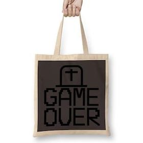 Humuts Blusa Game Over Bez Kadın Günlük Çanta