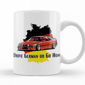 Humuts Bmw Drive German Or Go Home Stanced Out E36 Red Kupa Bardak