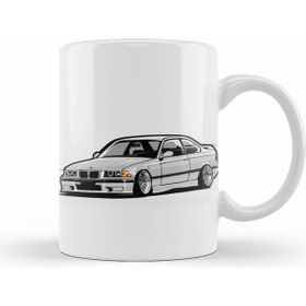 Humuts Bmw Stanced Out E36 Gray Kupa Bardak