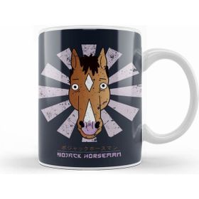 Humuts Bojack Horseman Retro Japanese Kupa Bardak