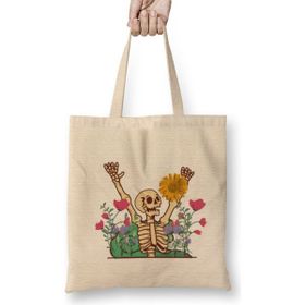 Humuts Bones And Botany Flower Bez Çanta