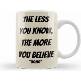 Humuts Bono Quotes Gift Kupa Bardak