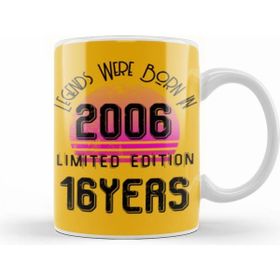 Humuts Born In 2006 2006 Birthday Gift Made, Born In 2006 Gift 16 Year Old Birthday Gift Vintage Style Kupa