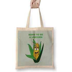 Humuts Born To Be A Unicorn Corn On The Cob Pun Bez Çanta