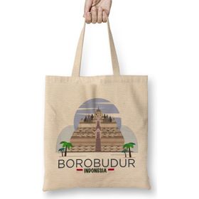 Humuts Borobudur Mahayana Buddhist Java Temple Bez Çanta