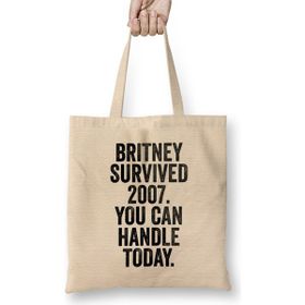 Humuts Britney Survived 2007 Art Meme Dank Funny Bez Çanta