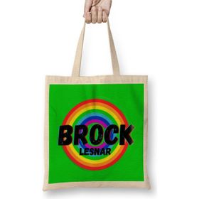 Humuts Brock Lesnar- Vintage Retro Rainbow Style Warriors Design Wrestlers-gift Bez Kadın Günlük Çanta