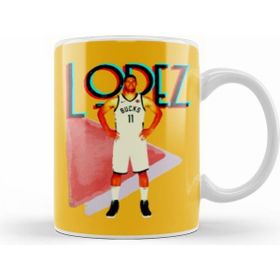 Humuts Brook Lopez Vintage Art Legend Basketball Gift Kupa Bardak