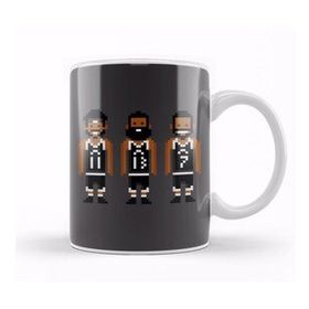 Humuts Brooklyn Nets Pixel Players Nets Big 3 Kupa Bardak