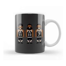 Humuts Brooklyn Nets Pixel Players Nets Big 3 Kupa Bardak