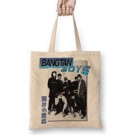 Humuts Bts Bangtan Boys 90's Vintage Bez Çanta