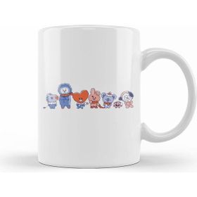 Humuts Bts BT21 Christmas Time Kupa Bardak