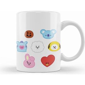 Humuts Bts BT21 Karakterleri Kupa Bardak