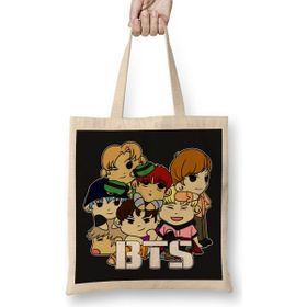 Humuts Bts Chibi Dogpile Bayan Günlük Çanta