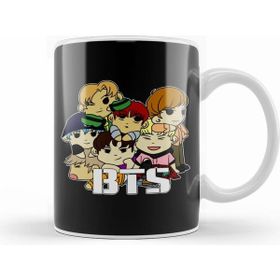 Humuts Bts Chibi Dogpile Kupa Bardak