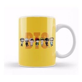 Humuts Bts Chibi Members Airport Fashion Kupa Bardak