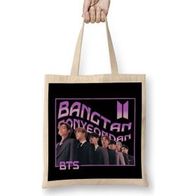 Humuts Bts Design Bez Uzun Saplı Açık Bej Rengi Çanta