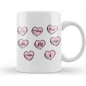Humuts Bts Hearts Kupa Bardak